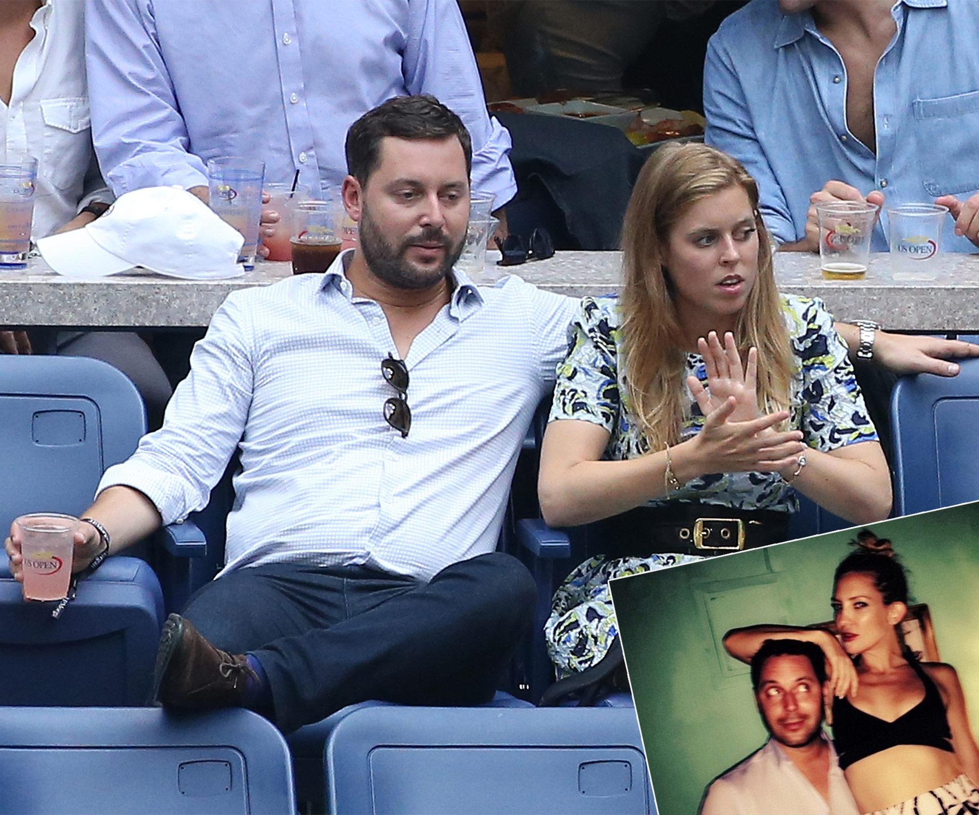 Princess Beatrice has fun with male friends at US Open