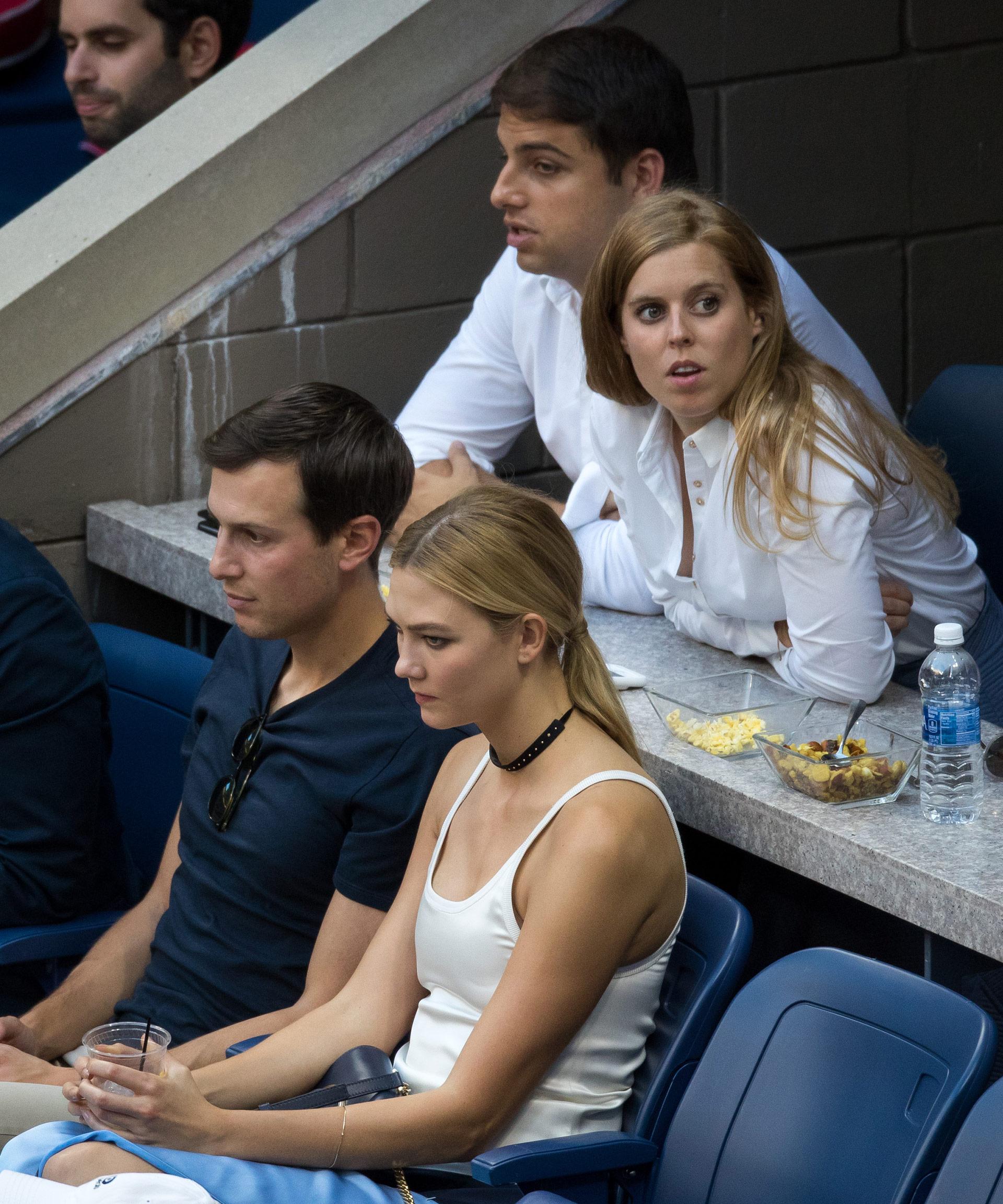 Princess Beatrice has fun with male friends at US Open