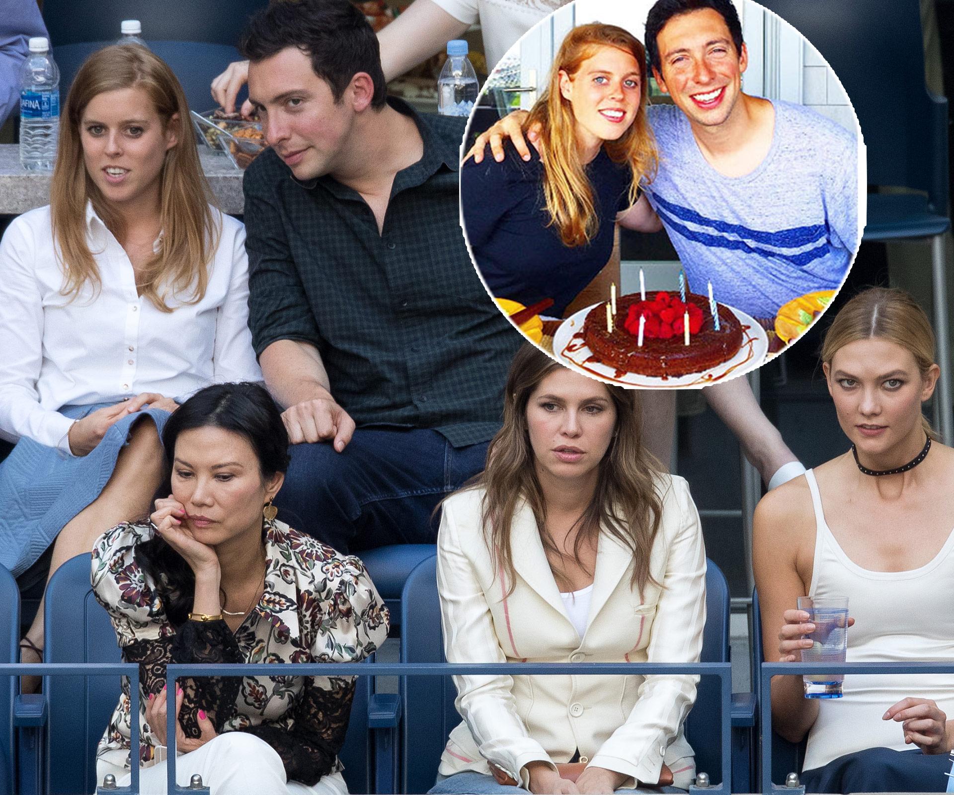 Princess Beatrice has fun with male friends at US Open