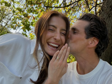 How Andy Lee popped the question to Rebecca Harding after ten beautiful years together