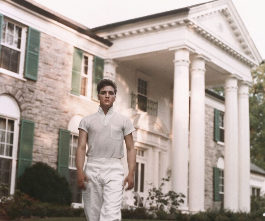 Elvis at Graceland.