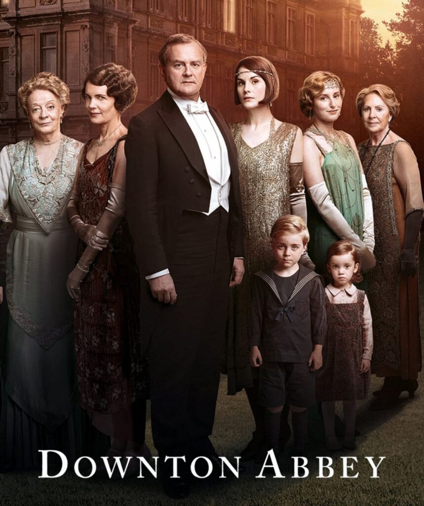 Downton Abbey cast.