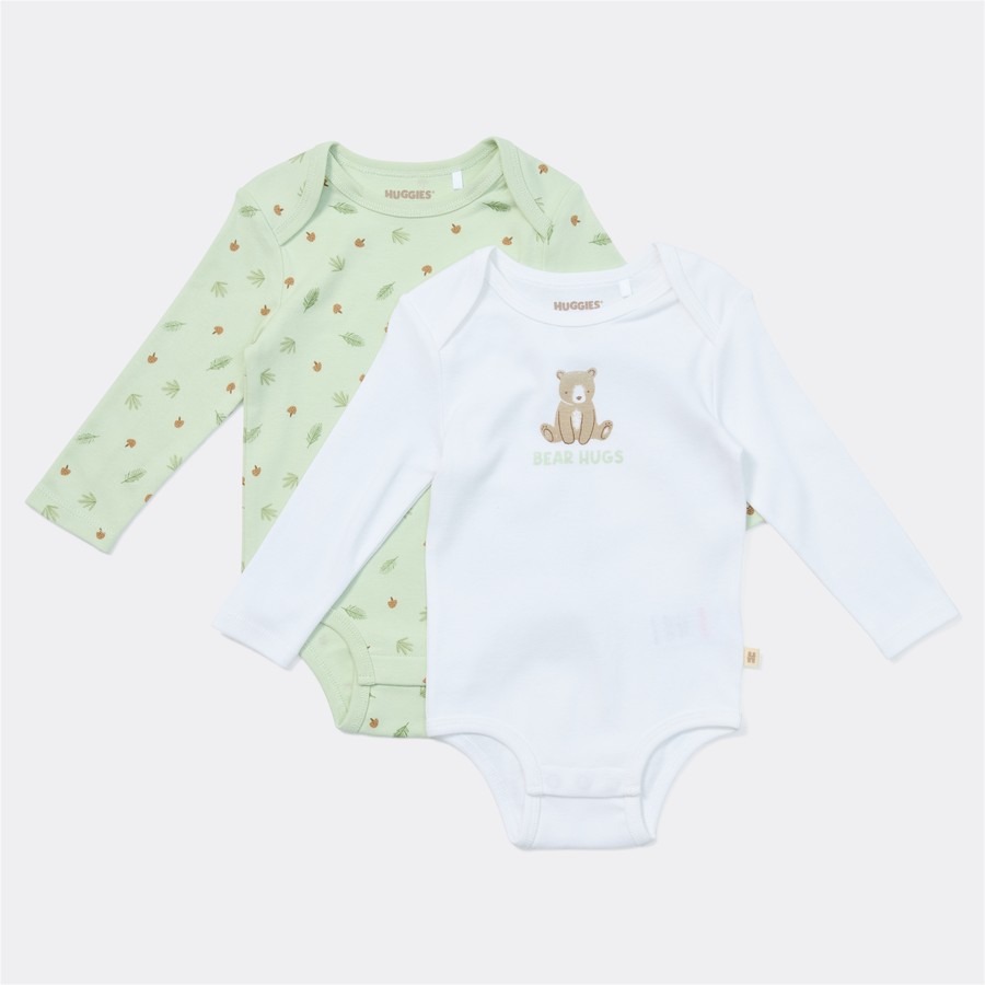 Photo of baby bodysuits from Huggies new Babywear collection