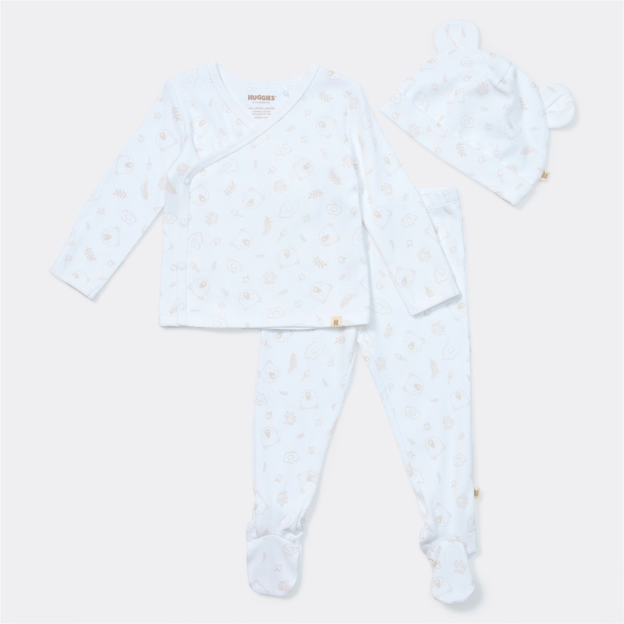 Photo of baby three piece set from Huggies new Babywear collection