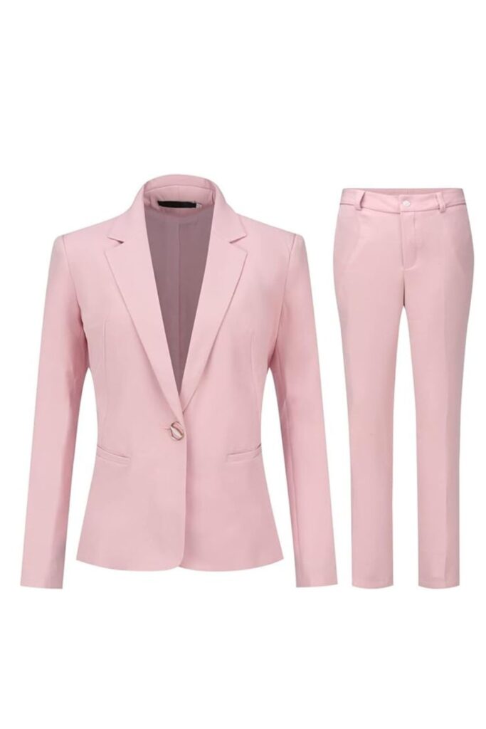 Pale pink suit to get Sandra Bullock's look from Amazon Australia