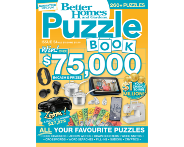 Better Homes and Gardens Puzzle Book Issue 54