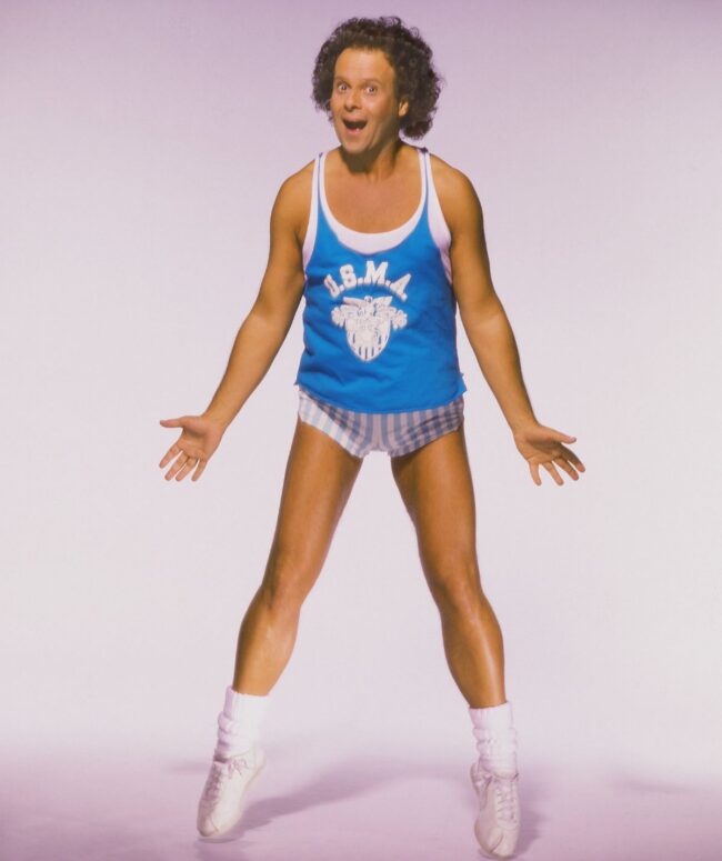 Richard Simmons in his usual fitness get-up has died at 76