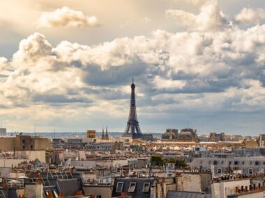 skyline view of paris