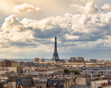 skyline view of paris