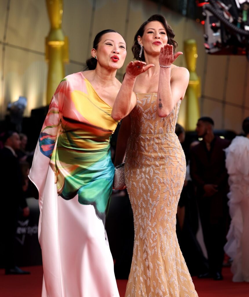 Poh Ling Yeow and Sofia Levin logies red carpet 2024