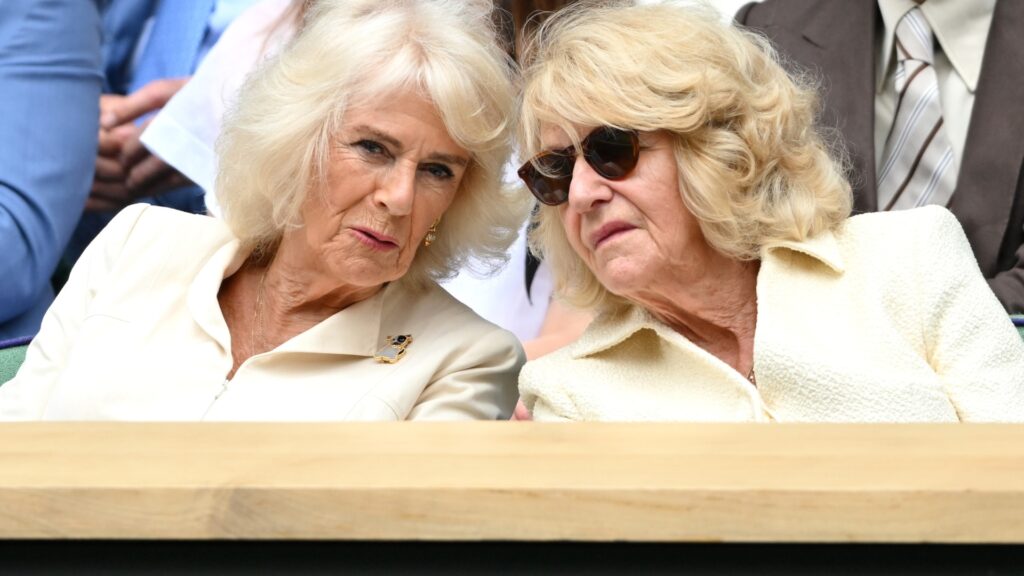 Camilla and her sister Annabel are very close and attended Wimbledon together last month. 