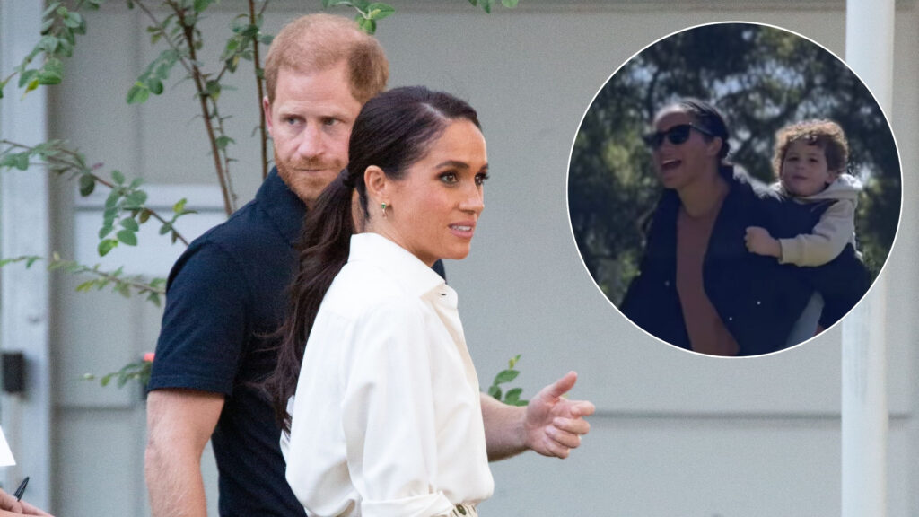 The couple can't stop fighting over Prince Archie's first day at school. 