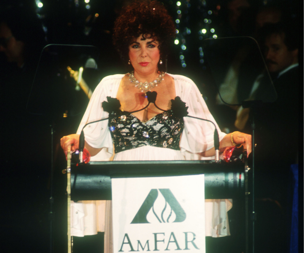 Elizabeth Taylor aids activism