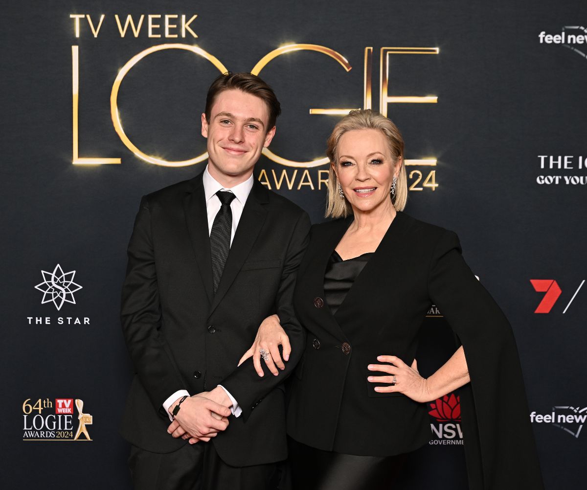 rebecca gibney son zac bell 2024 logies