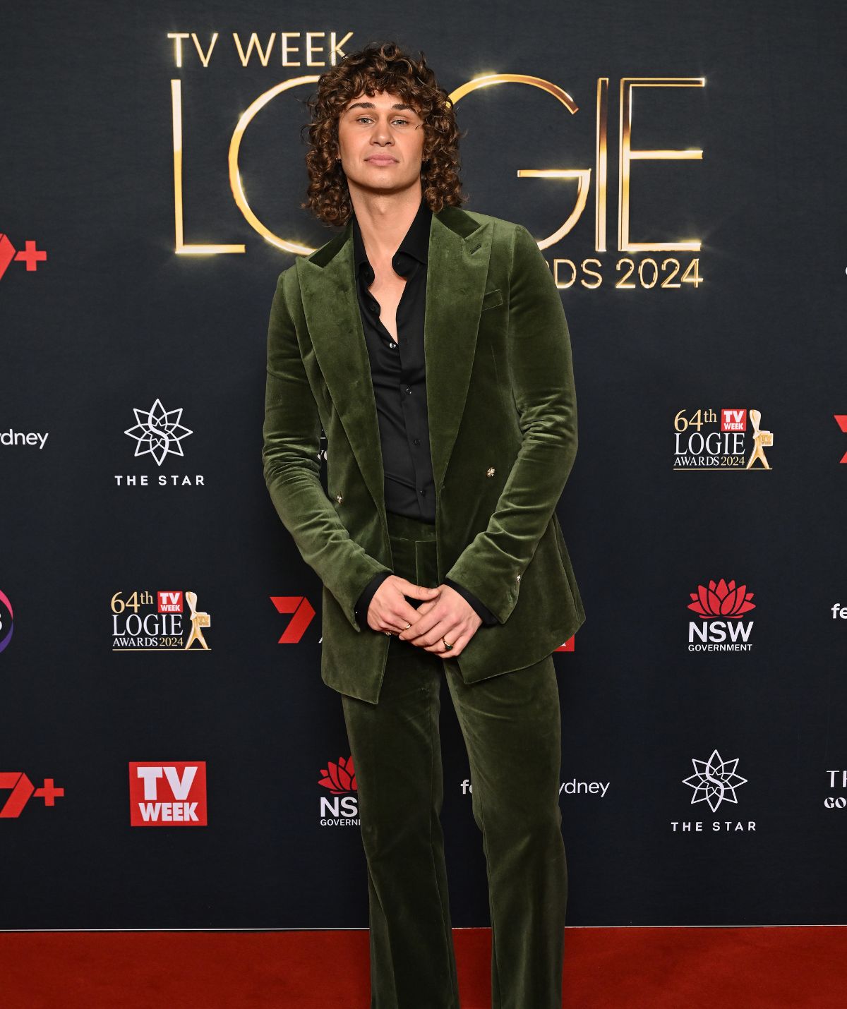 matt evans logies red carpet 2024