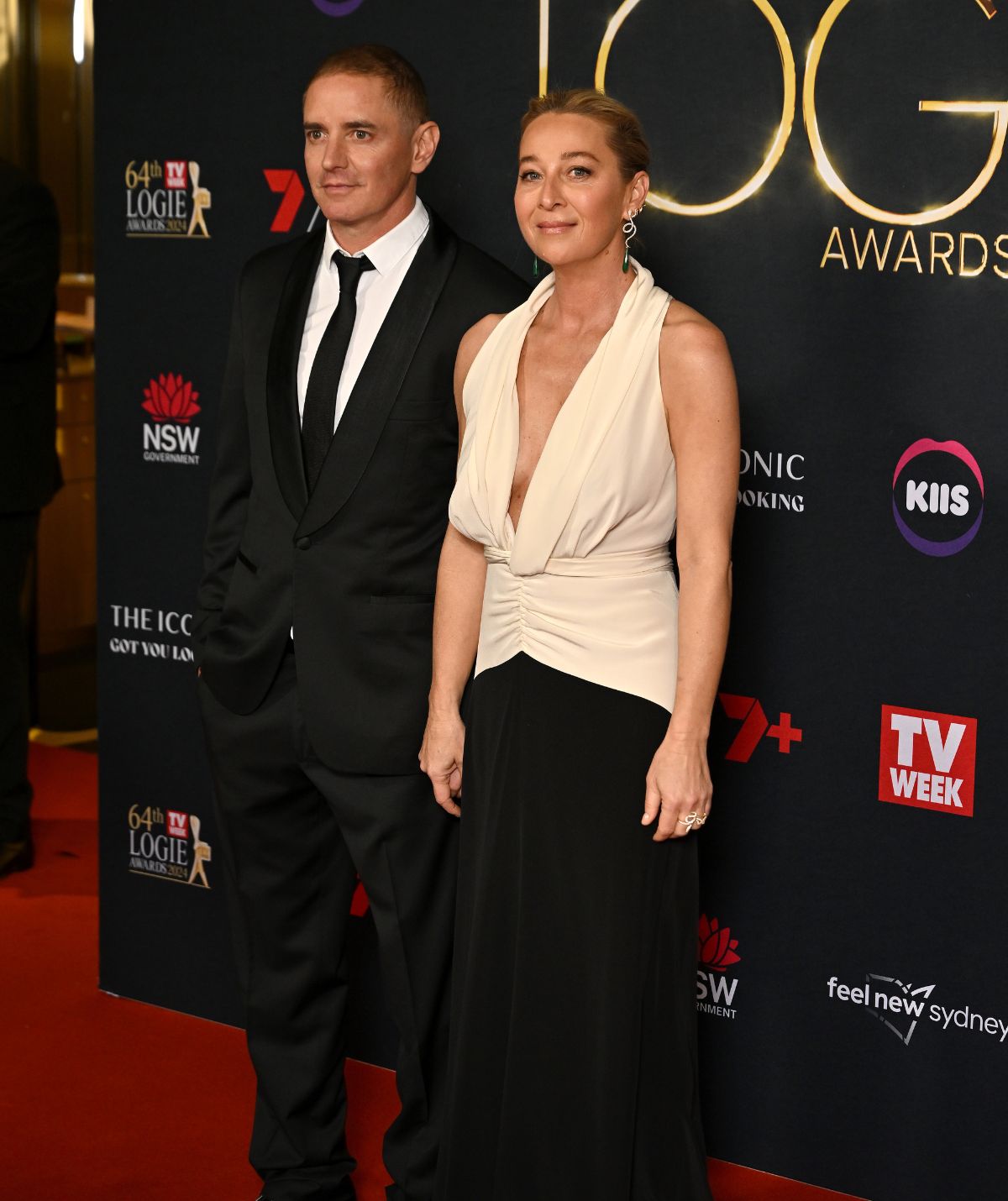 Asher Keddie and Vincent Fantauzzo logies 2024