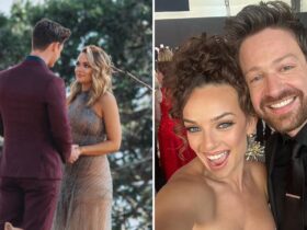 Five years after their on-screen breakup, The Bachelor’s Abbie Chatfield and Matt Agnew prove exes can be friends