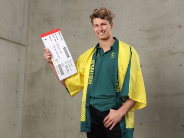 Australian diver Sam Fricker at the Tokyo 2020 Olympic Games.