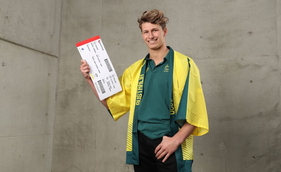 Australian diver Sam Fricker at the Tokyo 2020 Olympic Games.