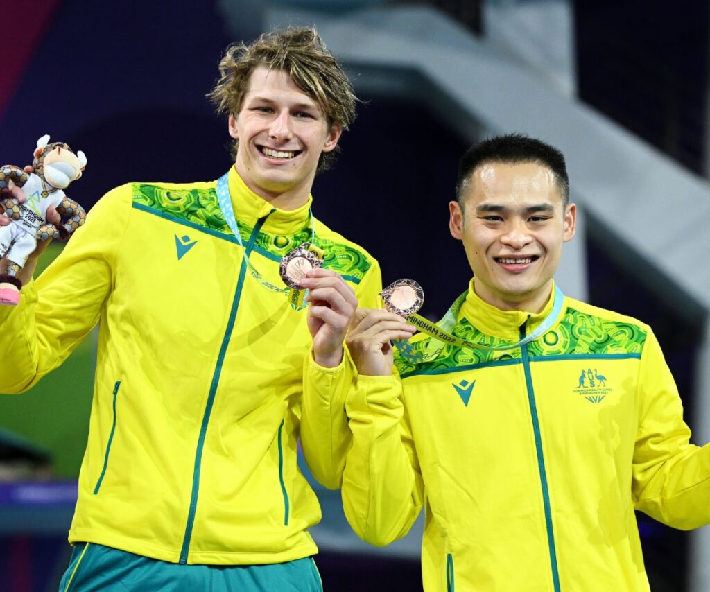 Diver Sam Fricker won a bronze medal at the 2022 Commonwealth Games.