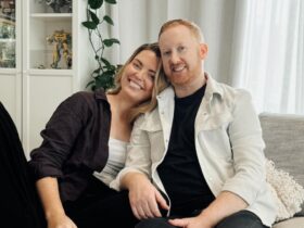 Luke McGregor has met his match in wife Amy Thunig 