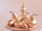 Gilded christmas gourds