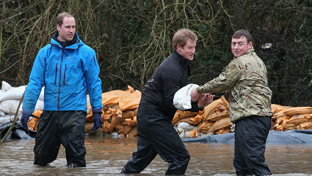 Prince William and Prince Harry charity work