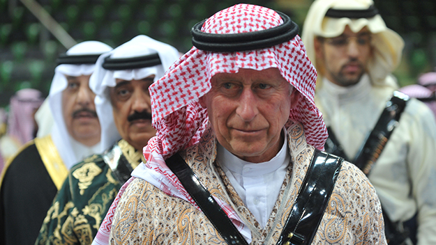 Prince Charles in Riyadh, Saudi Arabia for Der'iya