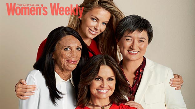 Women of the Future judges, Turia Pitt, Jennifer Hawkins, Penny Wong and Lisa Wilkinson.