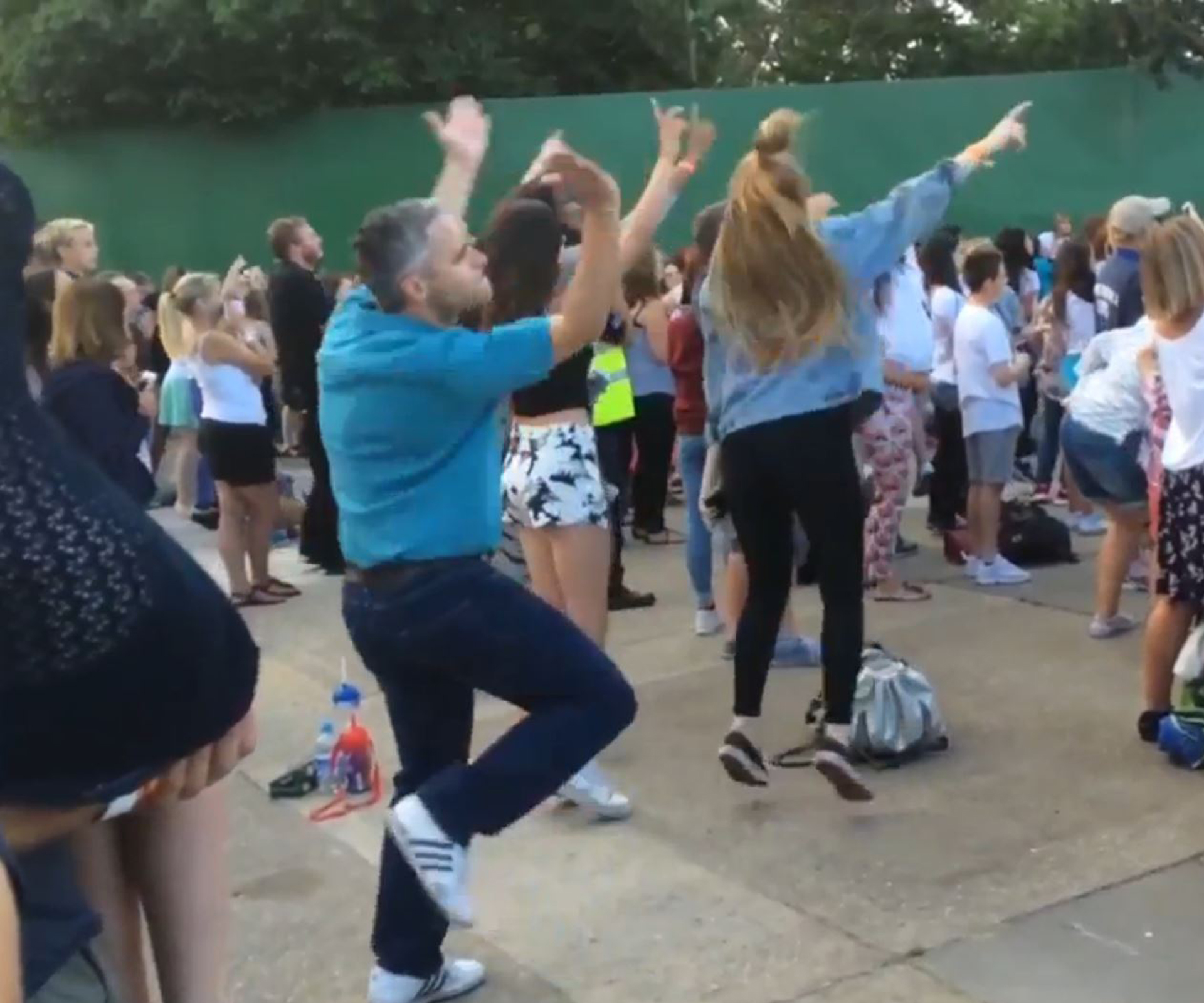 WATCH: Dad nails dance moves at gig and steals show