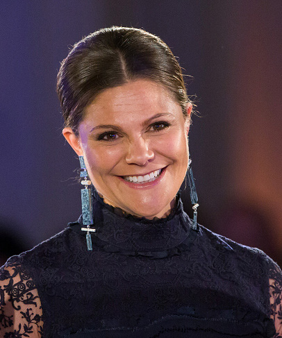 Princess Victoria shows off baby bump