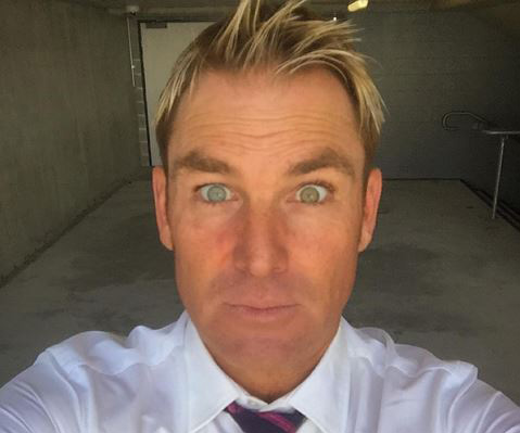 How Warnie looks so youthful