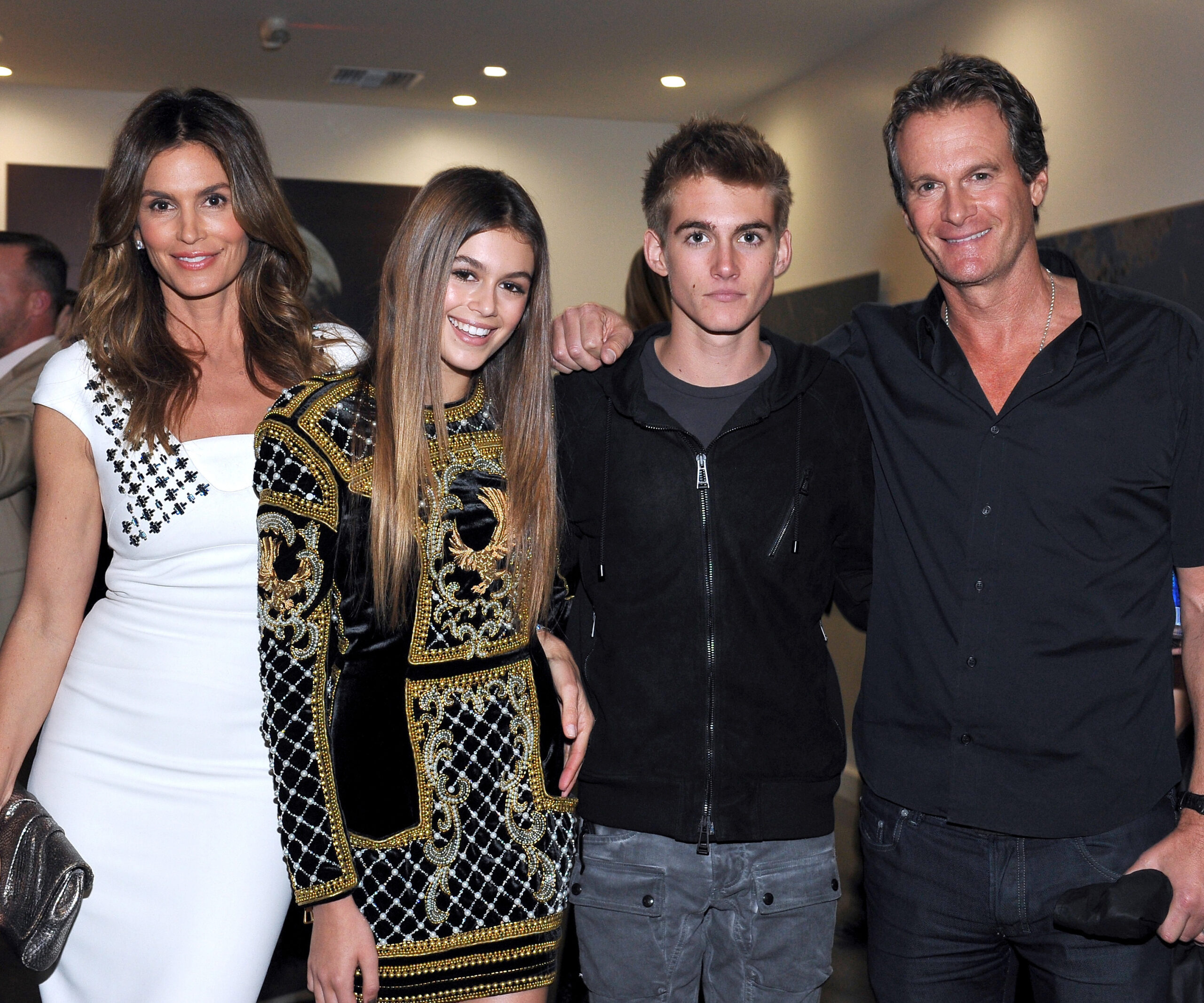 Cindy Crawford’s kids debut edgy new looks