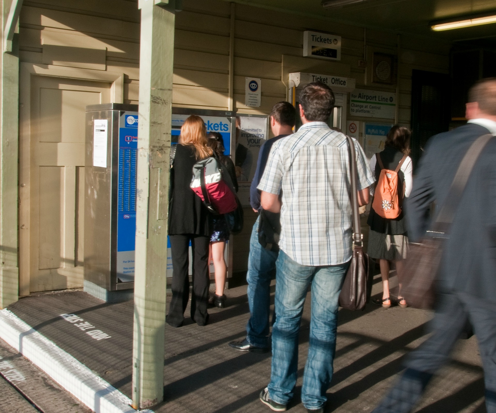 Woman busts man filming up her skirt on Sydney train