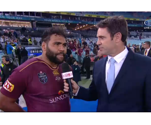 Maroons player Sam Thaiday’s controversial post-Origin comment