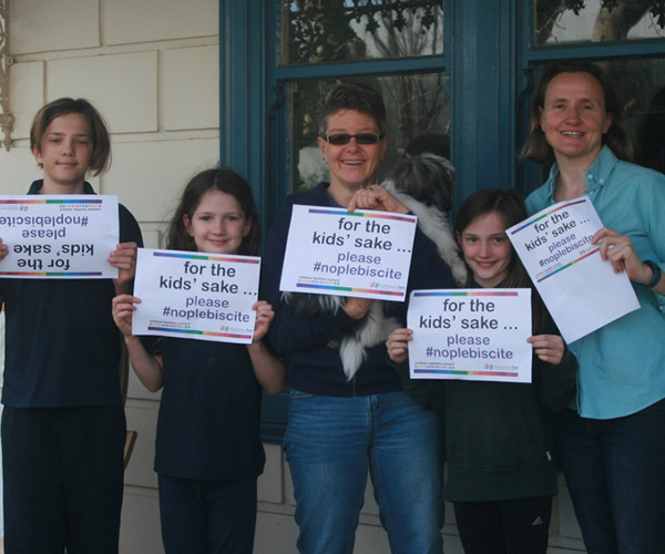 Kids with gay parents urge Australians to vote for marriage equality