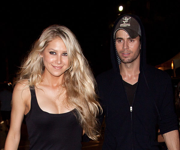 Enrique Iglesias and Anna Kournikova