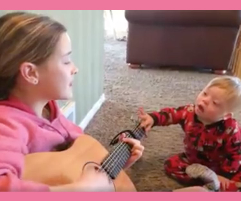 Boy with Down syndrome sings ‘You Are My Sunshine’ with his sister and fills our hearts with joy