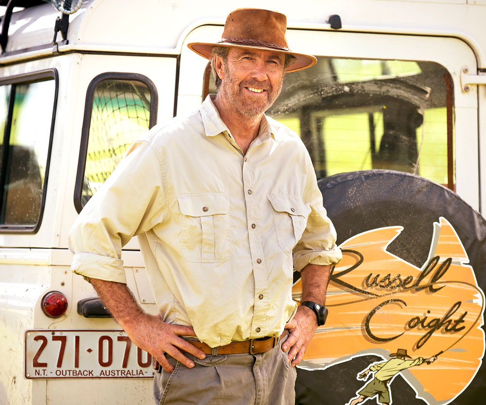 Russell Coight is back! After 14 years, the hilariously inept outback adventurer is about to hit the road