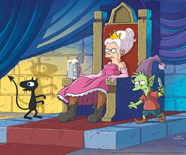 Disenchantment creator Matt Groening draws upon many influences for his new cartoon
