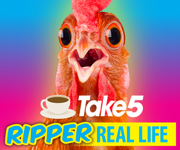 Listen to Take 5’s Ripper Real Life podcast and you could win $1000 cash!