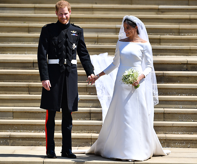 This video of Duchess Meghan being reunited with her wedding dress will warm your heart