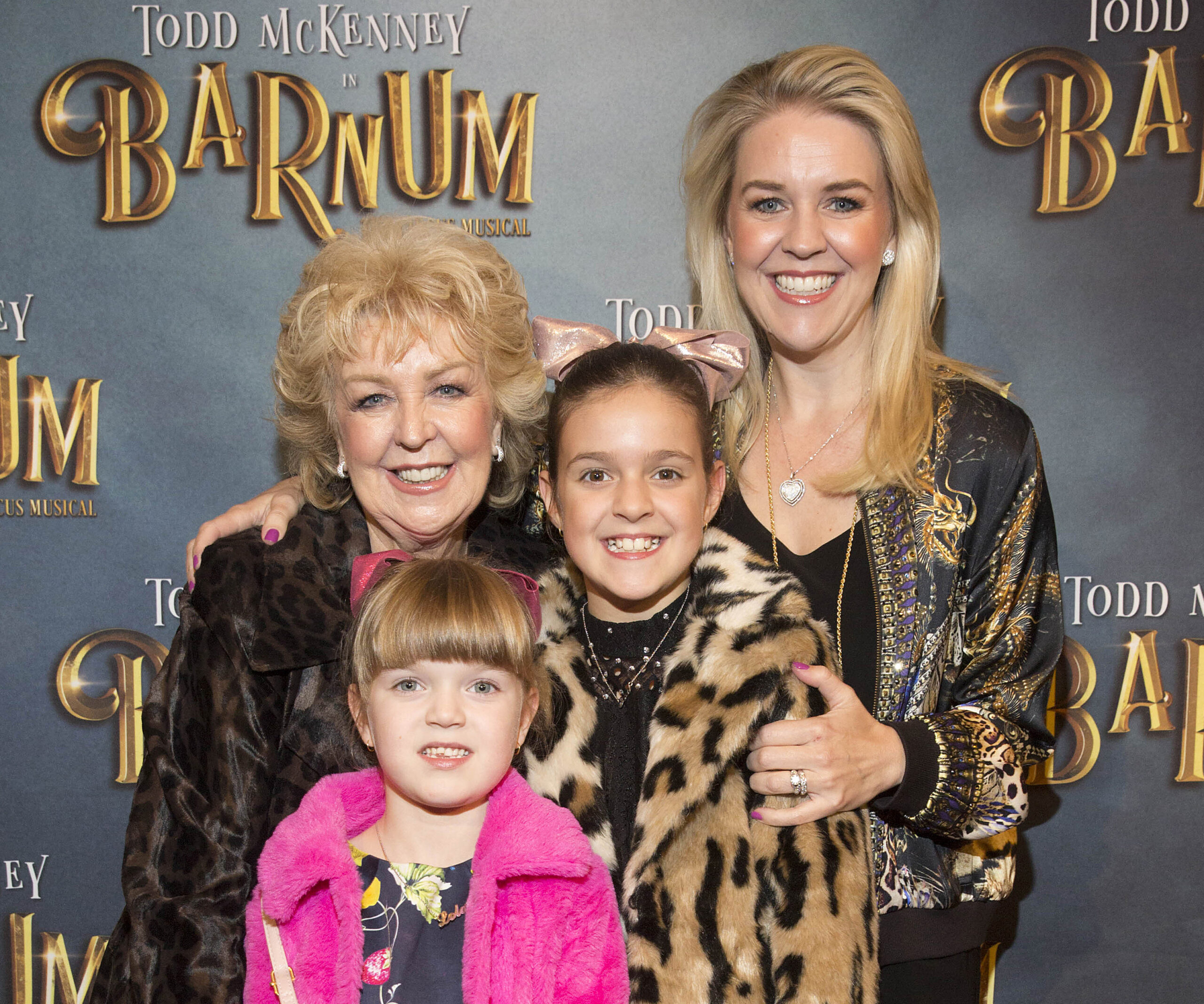 Patti Newton and Lauren Newton have family night out to the theatre