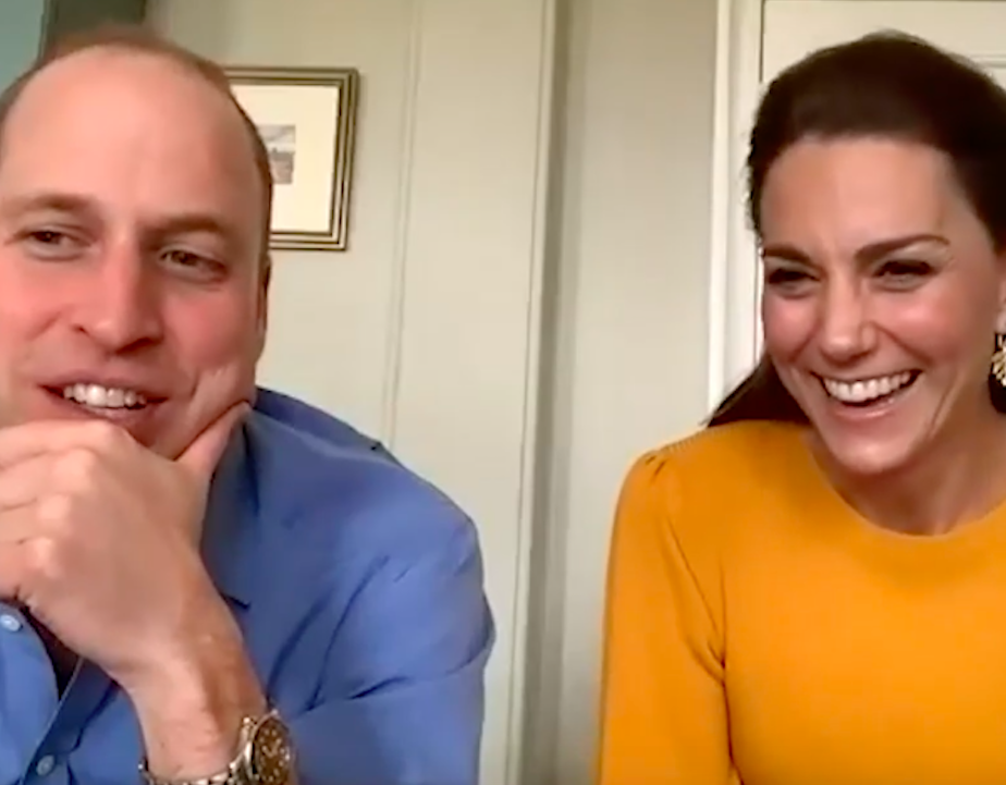 Duchess Catherine & Prince William surprise school children with live video calls to their classrooms