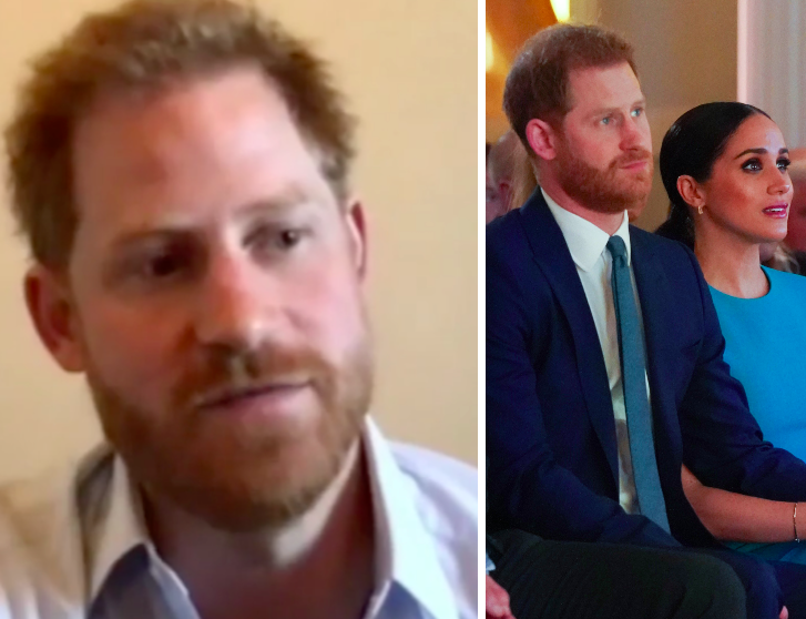 Prince Harry makes a surprise TV appearance from lockdown with a very special message