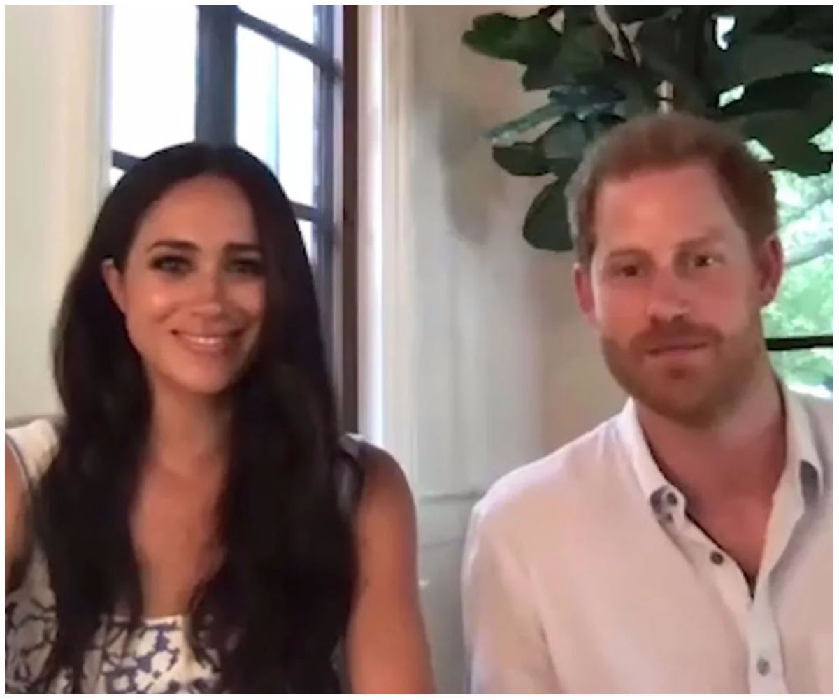 Prince Harry & Duchess Meghan have launched a podcast – and their first recorded interaction is iconic