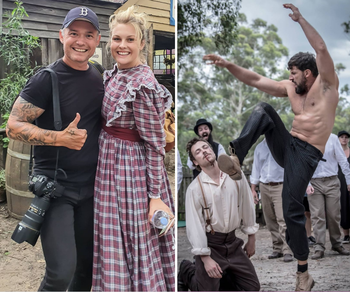 Soapie dreams are made of this! The best behind-the-scenes photos from the Sherbrooke Down film