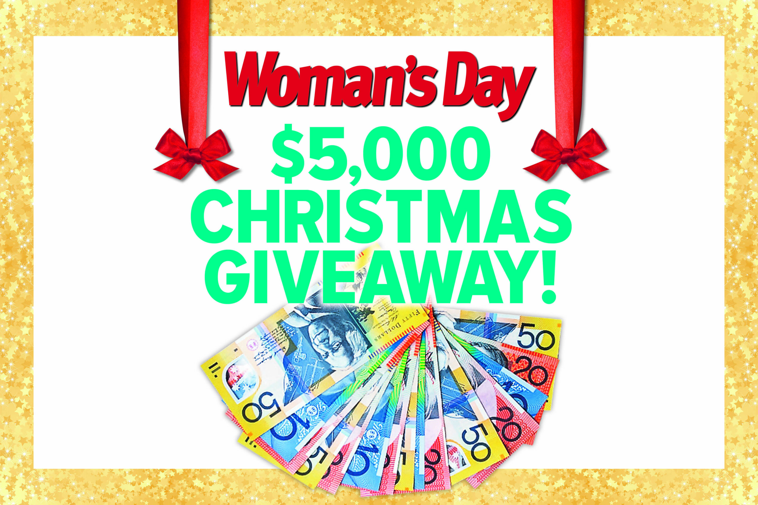 Woman’s Day $5,000 Christmas Giveaway!