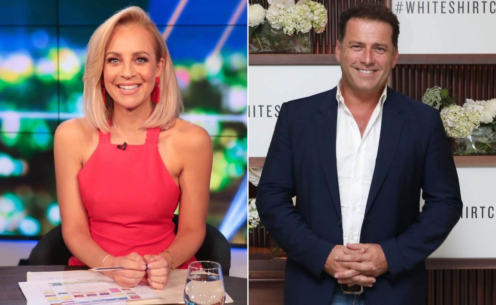 Karl Stefanovic leaves his fly open as he steps out with Today Show  colleagues