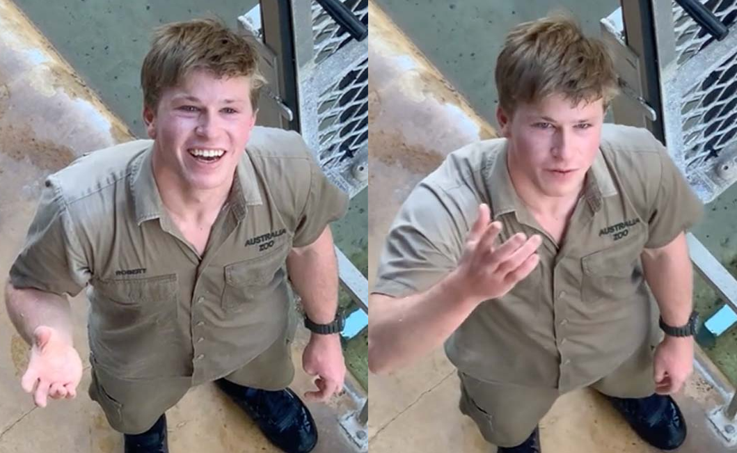 Robert Irwin reveals how he really felt about getting hit on by an American tourist in what became a viral video